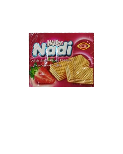 ویفرپذیرایی توت فرنگی نادی 40گرمی