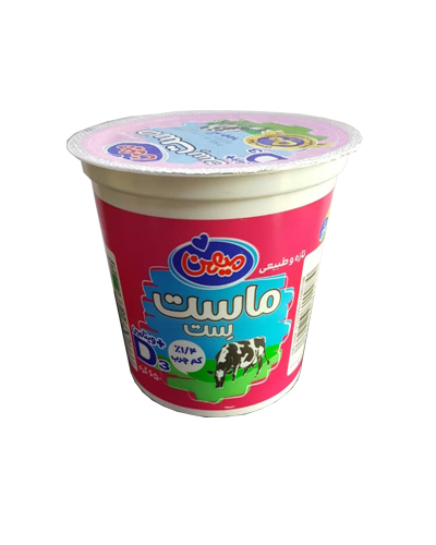 ماست کم چرب میهن 650گرمی 1/4%چربی غنی شده با ویتامین D3