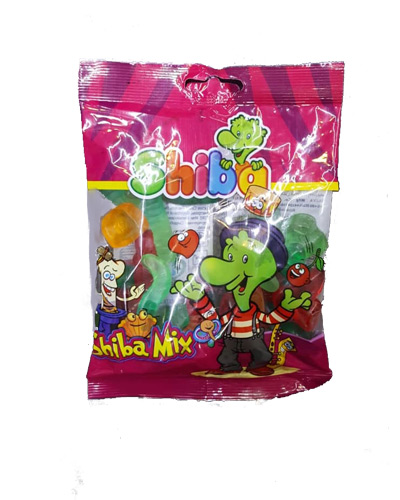 پاستیل میوه ای شیبا 180گرمی میکس
