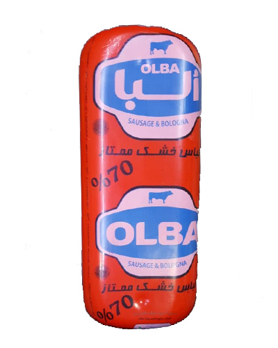 کالباس خشک البا 70% ورقه شده 500گرم
