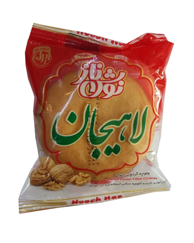 کلوچه لاهیجان نوش ناز 90گرمی گردویی