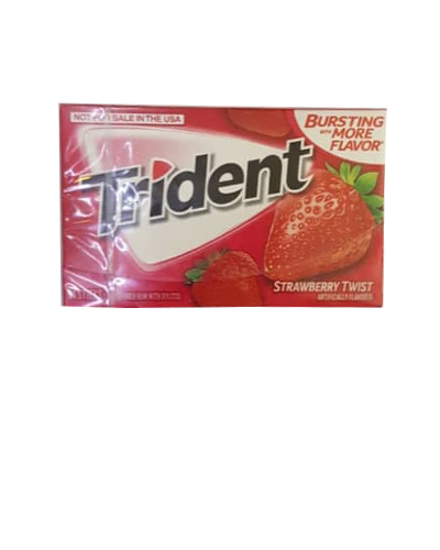 آدامس توت فرنگی تریدنت 14عددی