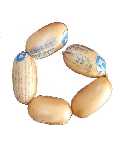 سوسیس کوکتل البا 55% گوشت فله وزن 500گرم