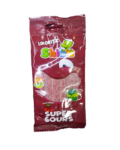 پاستیل آلبالو شیبا 100گرم لیکوریتز