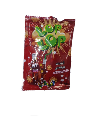 آبنبات جرقه ای لپ لپ 5گرمی طعم نوشابه