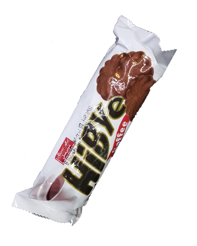 بیسکویت های بای شیرین عسل 95گرمی مغزدار قهوه