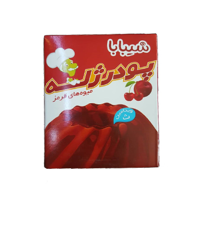 پودر ژله شیبابا میوه های قرمز 100گرم