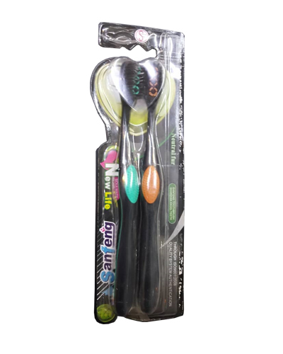 مسواک دوقلو سانفنگ زغالی