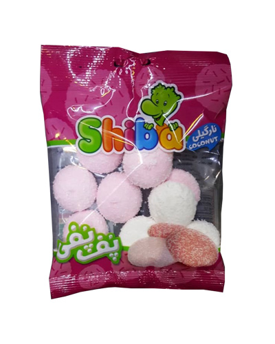 پف پفی نارگیلی شیبا 50گرمی