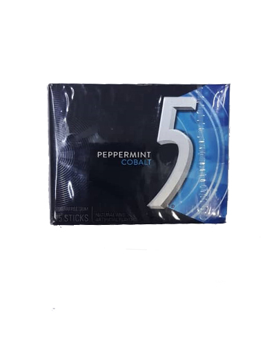 آدامس نعناعی آبی فایو 15عددی آمریکایی