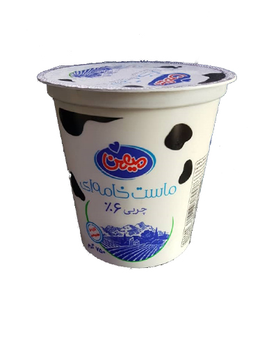 ماست خامه ای میهن 750گرمی 6%چربی