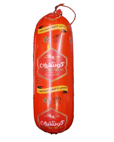 کالباس خشک گوشتیران 60% ورقه شده یک کیلوگرم