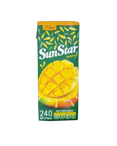 آبمیوه انبه سان استار 240سی سی پاکتی