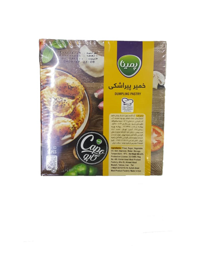 خمیر پیراشکی کاله 500گرمی 15عددی پمپینا