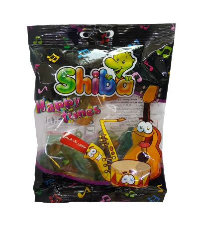 پاستیل میوه ای شیبا 180گرمی موزیکال