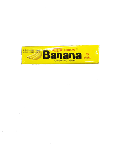 آدامس موزی اصلی 5عددی