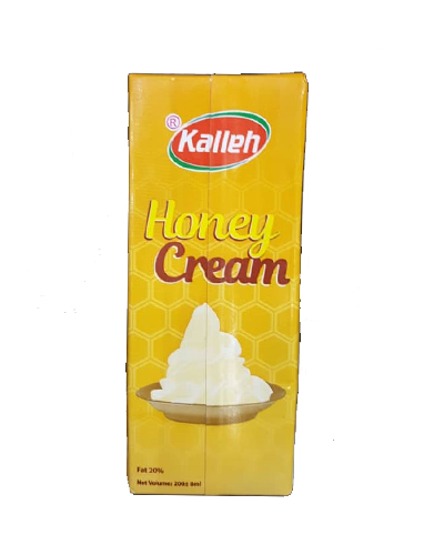 خامه عسلی کاله 200میلیلیتر پاکتی