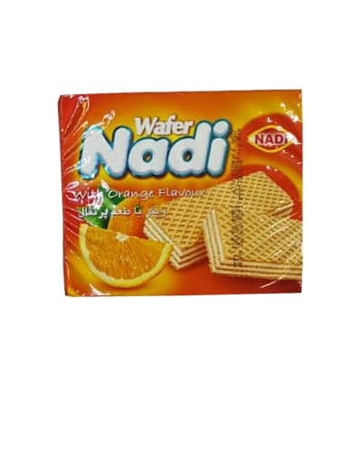 ویفرپذیرایی پرتقالی نادی 40گرم