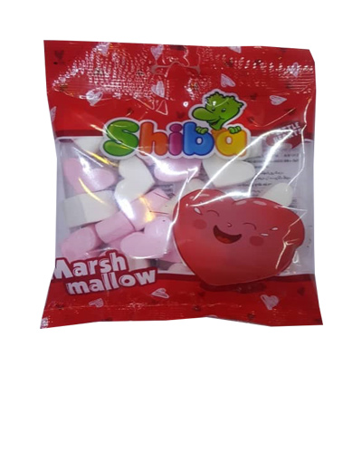 مارشملو شیبا 50گرمی طرح قلبی