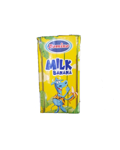 شیر موز دومینو 125سی سی پاکتی مینی