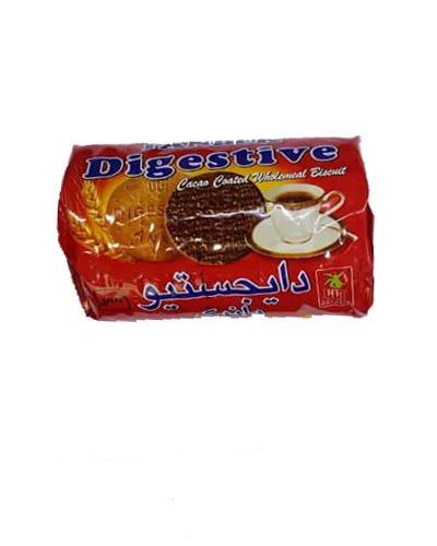 بیسکویت دایجستیو شکلاتی آناتا 180گرمی سبوسدار