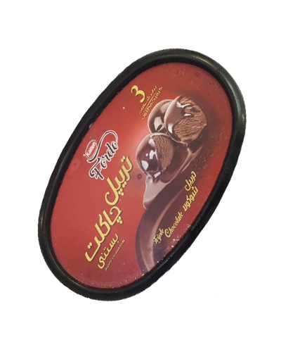 بستنی تریپل چاکلت فوردو کاله یک لیتری فانتزی