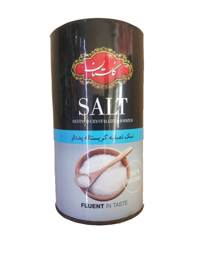 نمک تصفیه گلستان 500گرم یددار