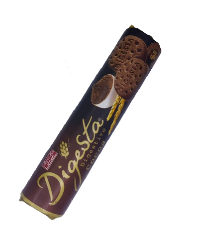 بیسکویت کرمدار شکلاتی شیرین عسل 140گرمی دایجستا سبوس