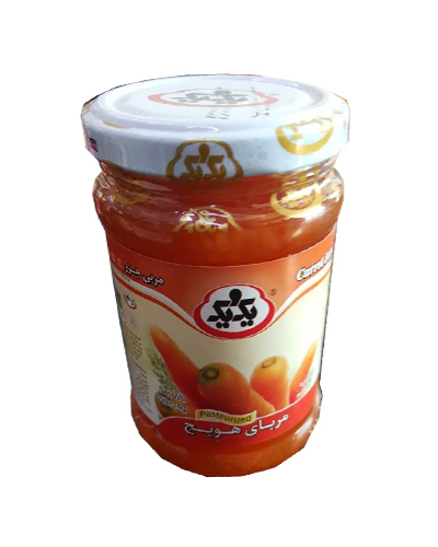 مربای هویج یک و یک 250گرم شیشه