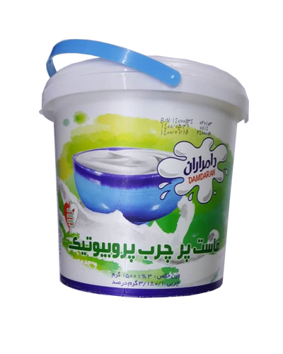 ماست پرچرب دامداران 1500گرمی 3%چربی پروبیوتیک