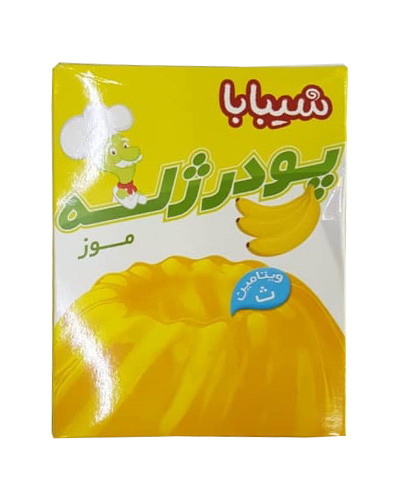 پودر ژله شیبابا موز 100گرم