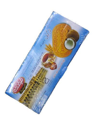 بیسکویت نارگیلی فرخنده یک کیلویی