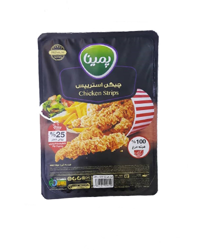 مرغ کنتاکی چیکن استریپس کاله 400گرمی پمپینا