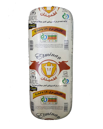 کالباس مرغ گوشتیران 60% ورقه شده 500گرم