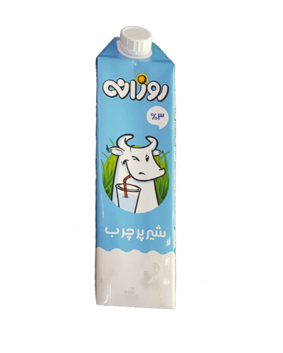 شیر پرچرب روزانه یک لیتر 3%چربی