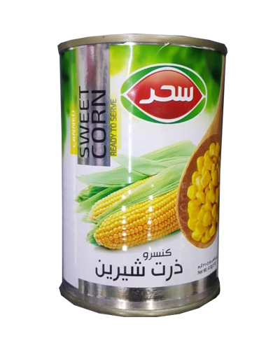 کنسرو ذرت شیرین سحر قوطی