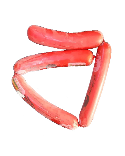 سوسیس آلمانی کارین 40%گوشت فله وزن 500گرم