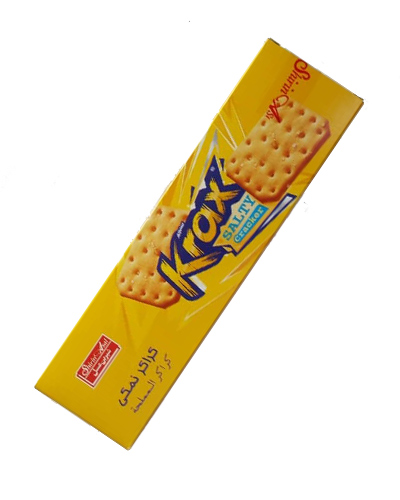 بیسکویت کراکر نمکی شیرین عسل 120گرم