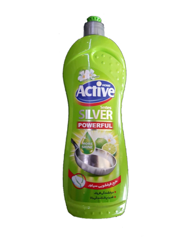 مایع ظرفشویی اکتیور لیمویی سیلور 750میلیلیتر