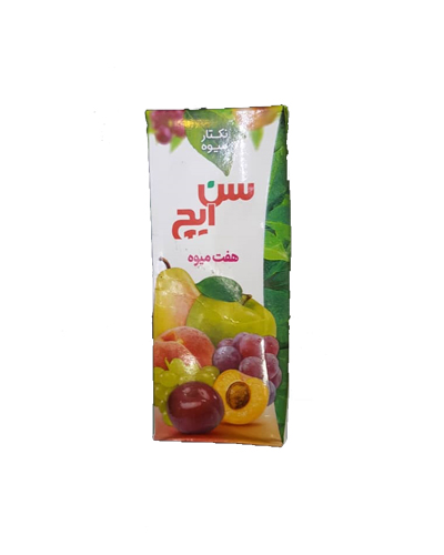 آبمیوه هفت میوه سن ایچ 200cc پاکتی