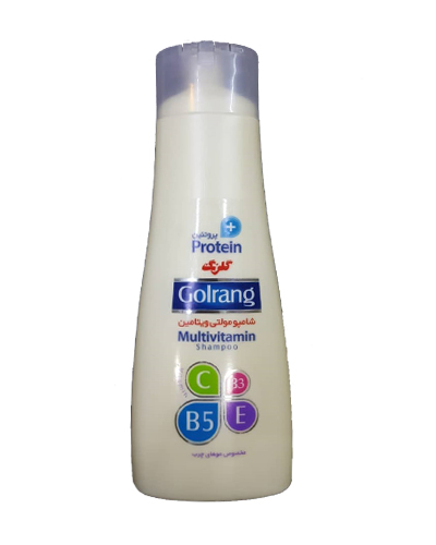 شامپو مولتی ویتامین گلرنگ 400میلیلیتر مخصوص موهای چرب
