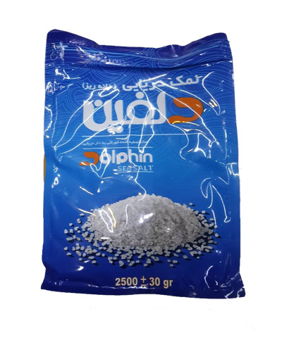 نمک دریایی دلفین 2/5کیلویی