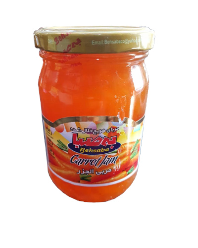 مربای هویج به صبا 330گرمی شیشه