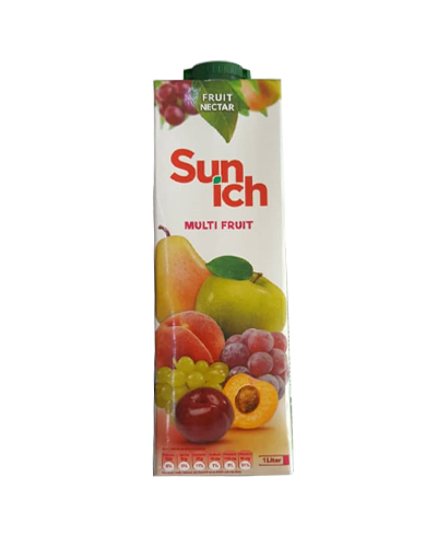 آبمیوه هفت میوه سن ایچ یک لیتر پاکتی