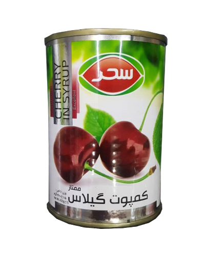 کمپوت گیلاس سحر قوطی