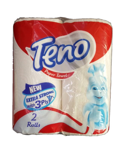 دستمال حوله ای تنو رول 3لایه 2عددی