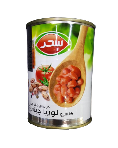 کنسرو لوبیاچیتی سحر قوطی با سس مخصوص