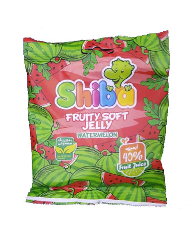 پاستیل هندوانه ای شیبا 90گرمی