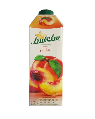 آبمیوه هلو سان استار یک لیتر نکتار