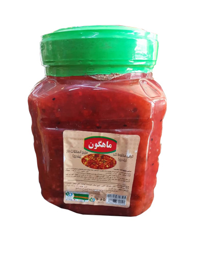 ترشی بندری ماهگون 2/5کیلویی دبه